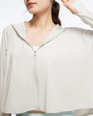 HUXI UPF50+ Sun Protection Hooded Top