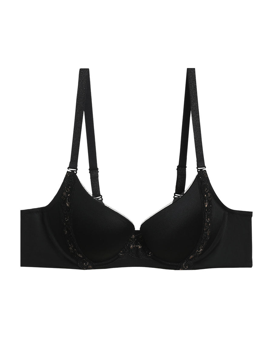 Nylon Black Color Back Padded Push- Up Bra at Rs 239/piece in Surat