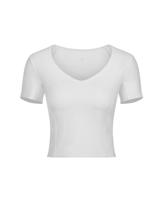 CHICHU Short Sleeve V-neck Sports T-Shirt