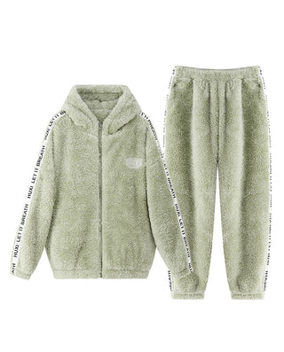 HUXI Soft Velvet Pajama Set
