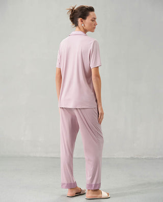 Aimer Short-Sleeve Pajamas Set