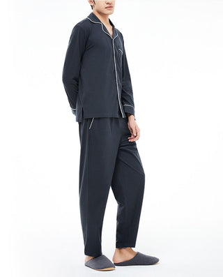 HUXI MEN Long-Sleeve Extra Soft Pajama Set