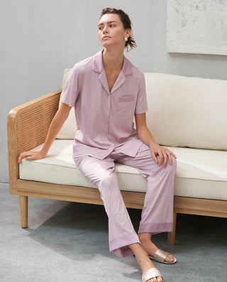 Aimer Short-Sleeve Pajamas Set