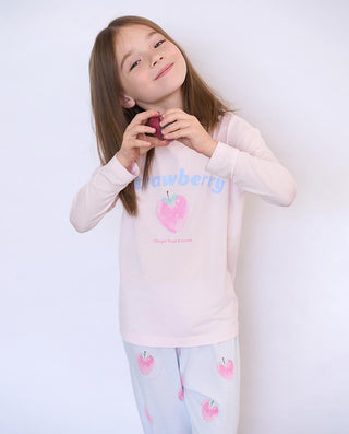 Aimer Kids Long-sleeved Homewear Set For Girls