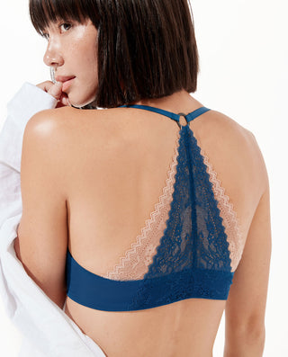 Aimer NYC Front Close Lace Back Bra