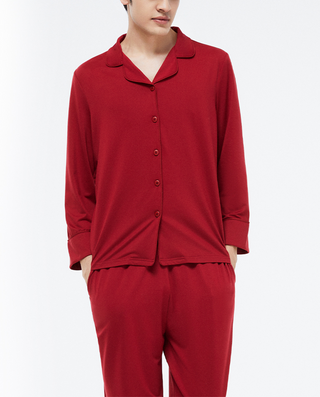 HUXI MEN Long Sleeve Pajamas Set