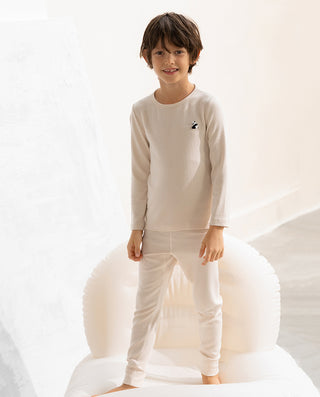 Aimer Kids Milk Base Layer Warmth Set For Boys