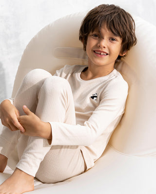 Aimer Kids Milk Base Layer Warmth Set For Boys