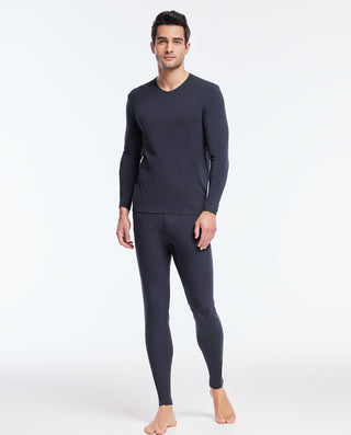 Aimer Men Cashmere Seamless Thermal Trousers