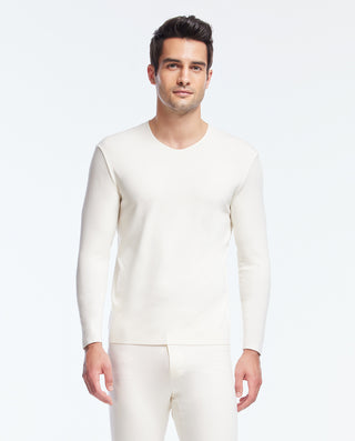 Aimer Men Cashmere Seamless Thermal Top
