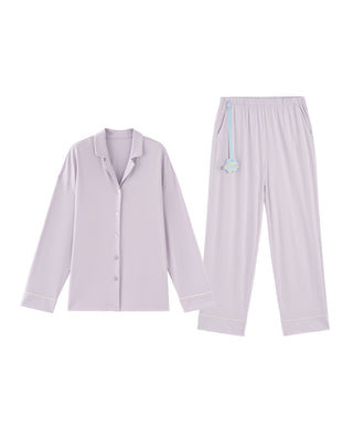 HUXI Classic Long Sleeve Pajamas Set