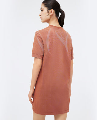 HUXI Smooth Short-Sleeve Nightgown