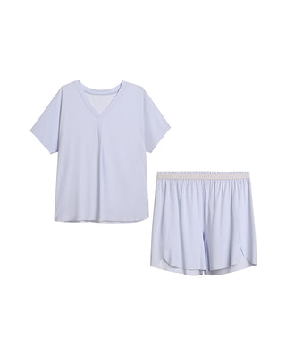 Aimer Modal Short-Sleeve Pajama Set
