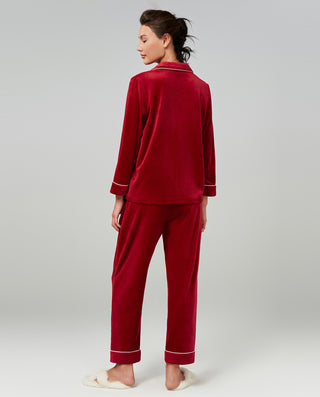Aimer Medium Thickness Velvet Pajamas Set