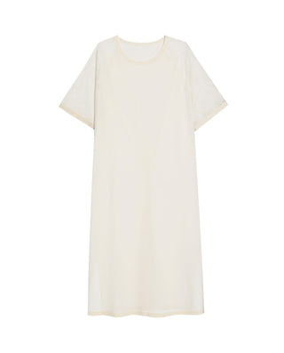 Aimer Short-Sleeve Nightgown with Seaweed Fiber