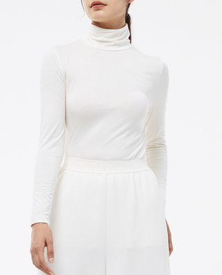 HUXI Mock Neck Fitting Top