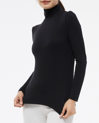 HUXI Mock Neck Fitting Top