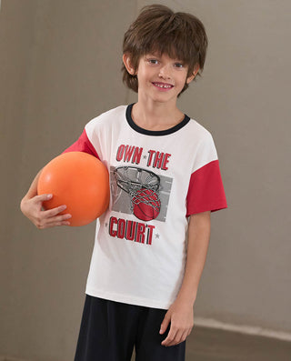 Aimer Kids Short-sleeved Homewear Set For Boys