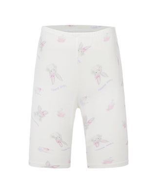 Aimer Kids Milk 7-Points Pants Pyjama For Girls