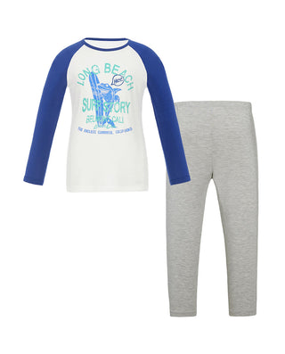 Aimer Kids Long-sleeved Homewear Set For Boys