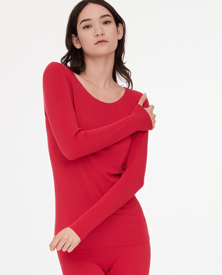 Aimer Long-Sleeve Seamless Thermal Underwear