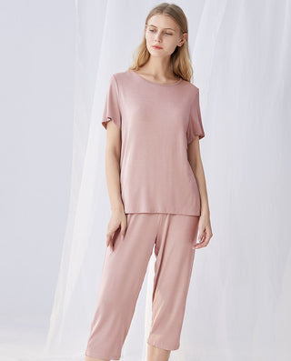 HUXI Short-Sleeve Soft Pajama Set