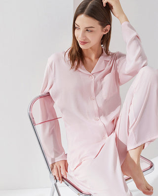 HUXI Soft Long-sleeve Pajama Set
