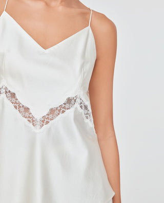 Aimer Silk Lace-Trimmed Camisole Set