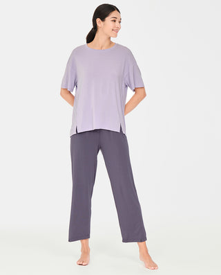Aimer Soft Short-Sleeve Pajama Set