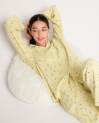 Aimer Long-sleeve Cotton Pajama Set