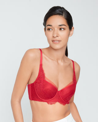 Aimer Push-Up Bra in Lace Detail