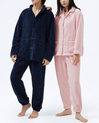 HUXI Long-Sleeve Classic Pajamas Set