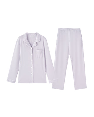 HUXI Cotton Long Sleeve Pajamas Set