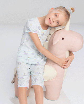Aimer Kids Short Pajama Set