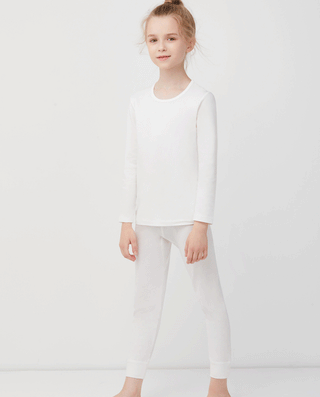 Aimer Kids Long-Sleeve Cotton Thermal Underwear