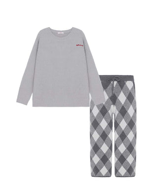 Aimer Classic Print Pajamas Set