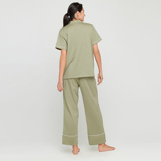 Aimer Short-Sleeve Classic Pajamas Set