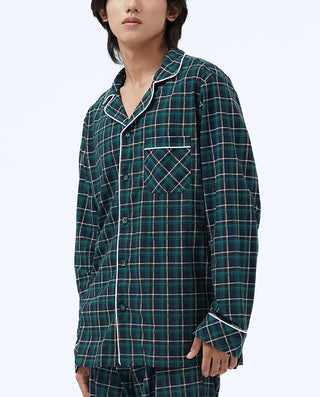 HUXI Men Soft Velvet Pajamas Set