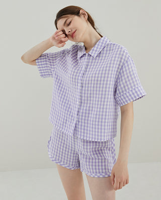 HUXI Short-Sleeve Pajama Set