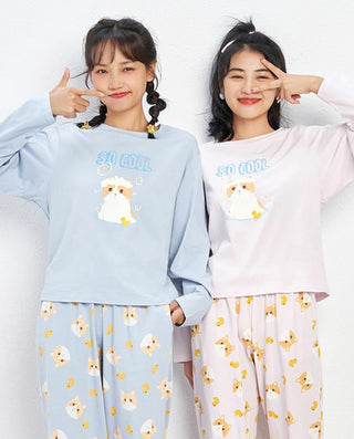 IMIS Cute Long Sleeve Pajamas Set