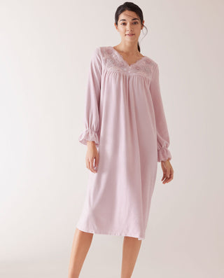 Aimer Soft Nightgown in Lace Detail