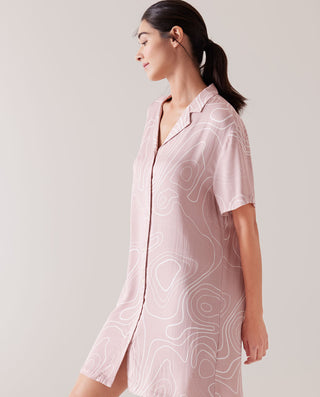 Aimer Short-Sleeve Nightgown