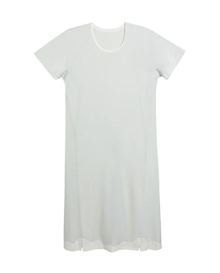 Aimer Short-Sleeve Nightgown with Novel Alga Fabric