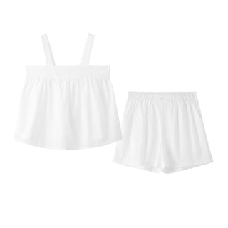 HUXI Cotton Chic Top & Shorts Set