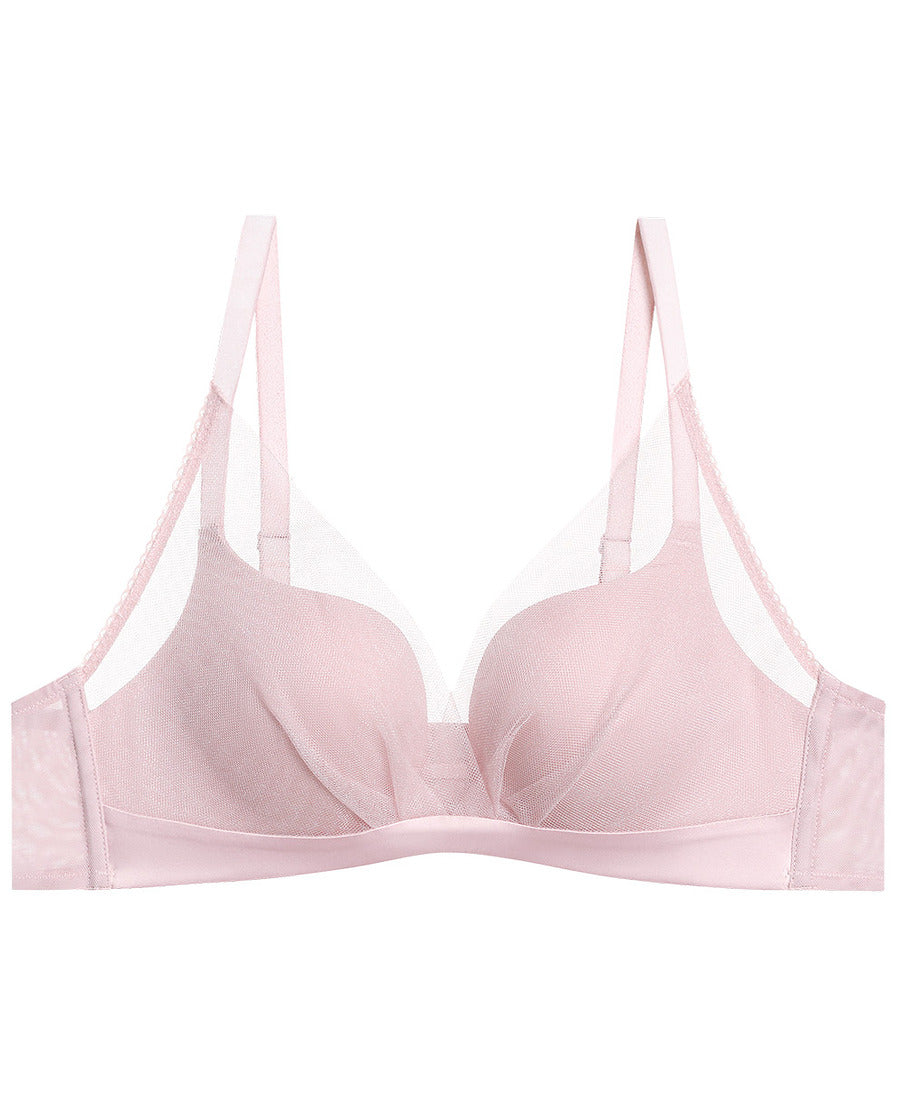 Buy Enamor F043 Perfect Plunge Push-up Bra - Padded & Wired - Pink Online