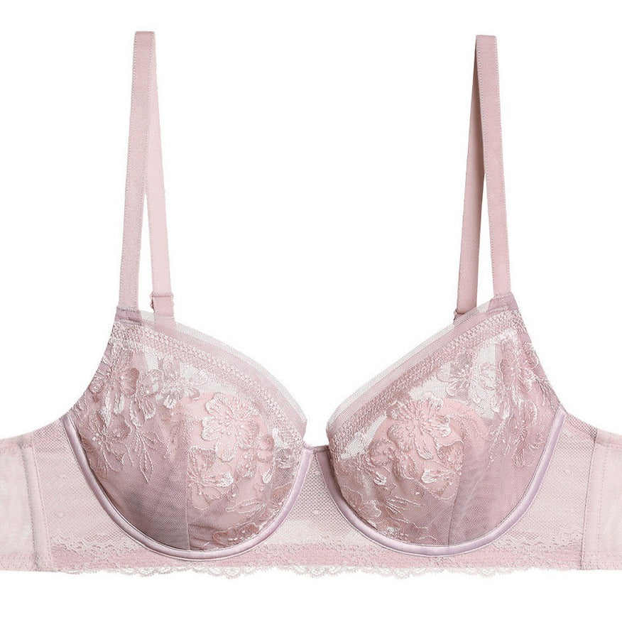 Auden Women's Unlined Scalloped Lace Bra - (as1, Cup_Band, b, 36, Pink)